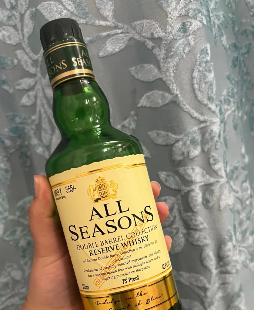 All Seasons Whisky price in 180ml